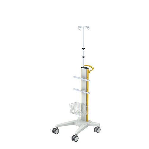 Medical cart vexio-cart with drawer and IV pole from iTD